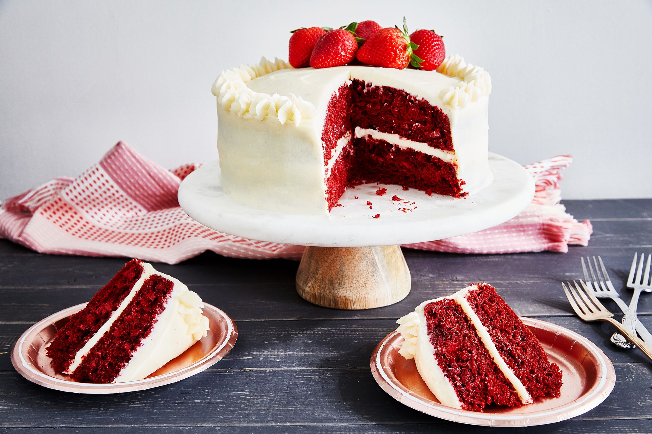 RED VELVET LAYERED CAKE FOR SEVEN YEARS OF BLOGGING! | Bewitching Kitchen