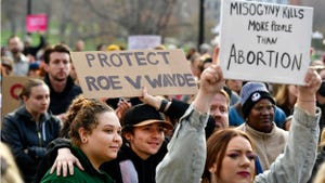 protesters march for abortion rights