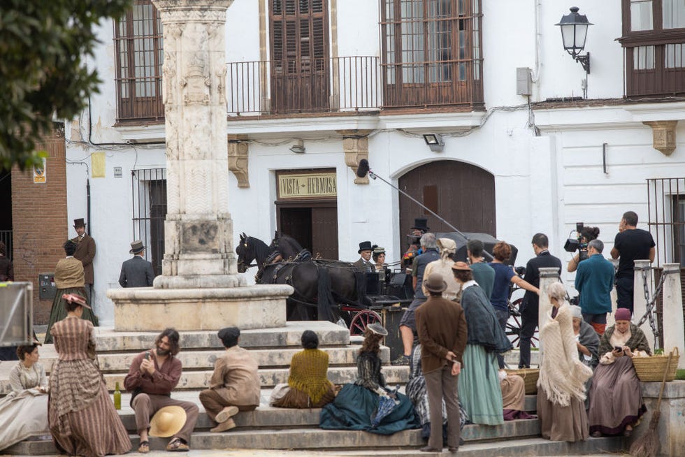 "La Templanza" On Set Filming In Cadiz