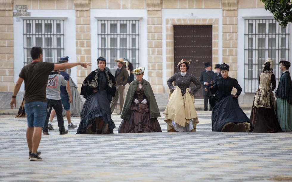"La Templanza" On Set Filming In Cadiz