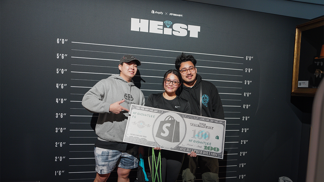 Shopify x Mr. Beast Heist — NYC for FREE