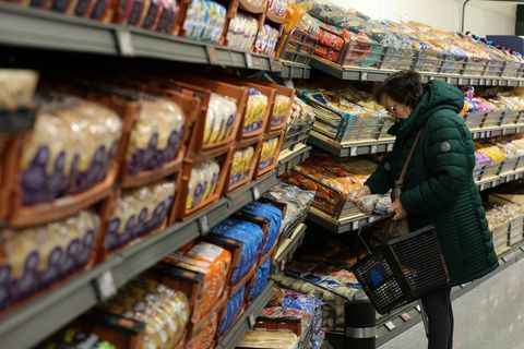 a shopper seen in aldi supermarket according to a research