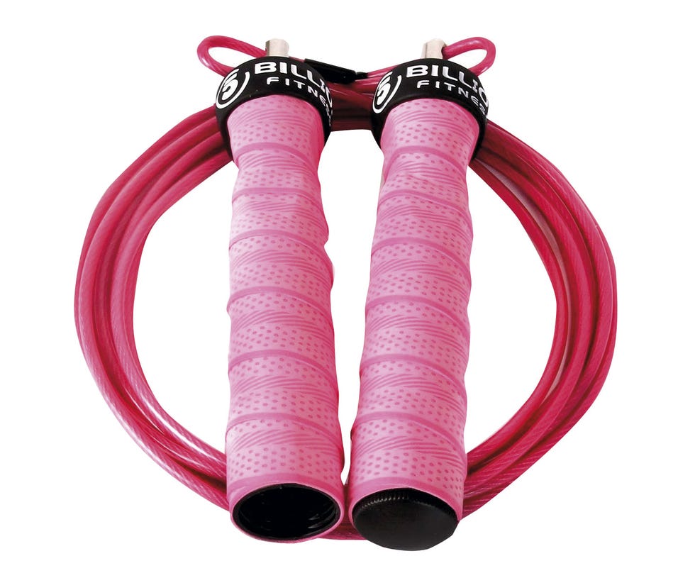 Rope, Pink, Skipping rope, Magenta, Material property, Fashion accessory, Hardware accessory, Sports equipment, 