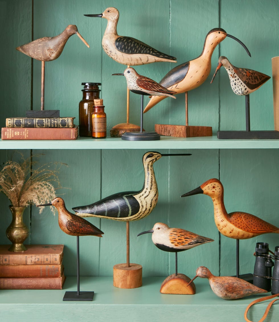 vintage shorebird decoys