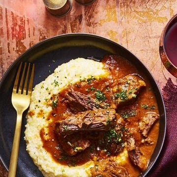 short ribs with creamy polenta