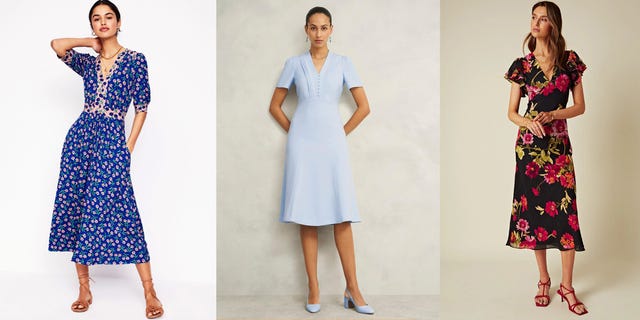 boden, hobbs and nobody's child short sleeve dresses, the most popular dress style of spring 2025 for occasions
