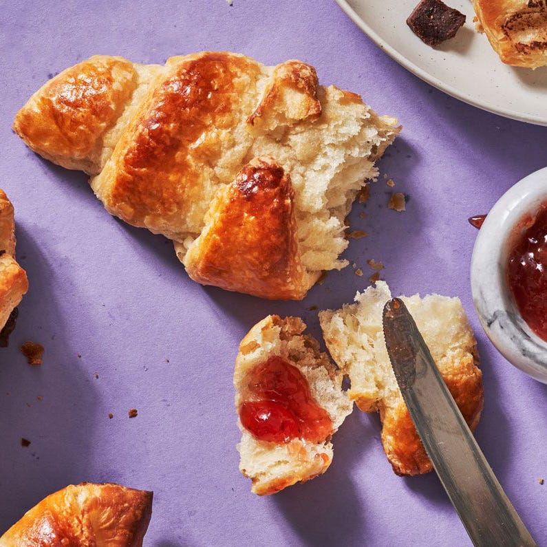 shortcut flaky croissants