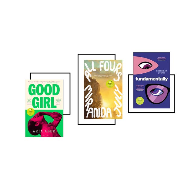 three book covers displayed in frames