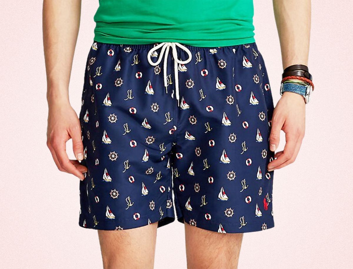 Ralph Lauren's Nautical Swim Trunks Are Now Discounted at Saks