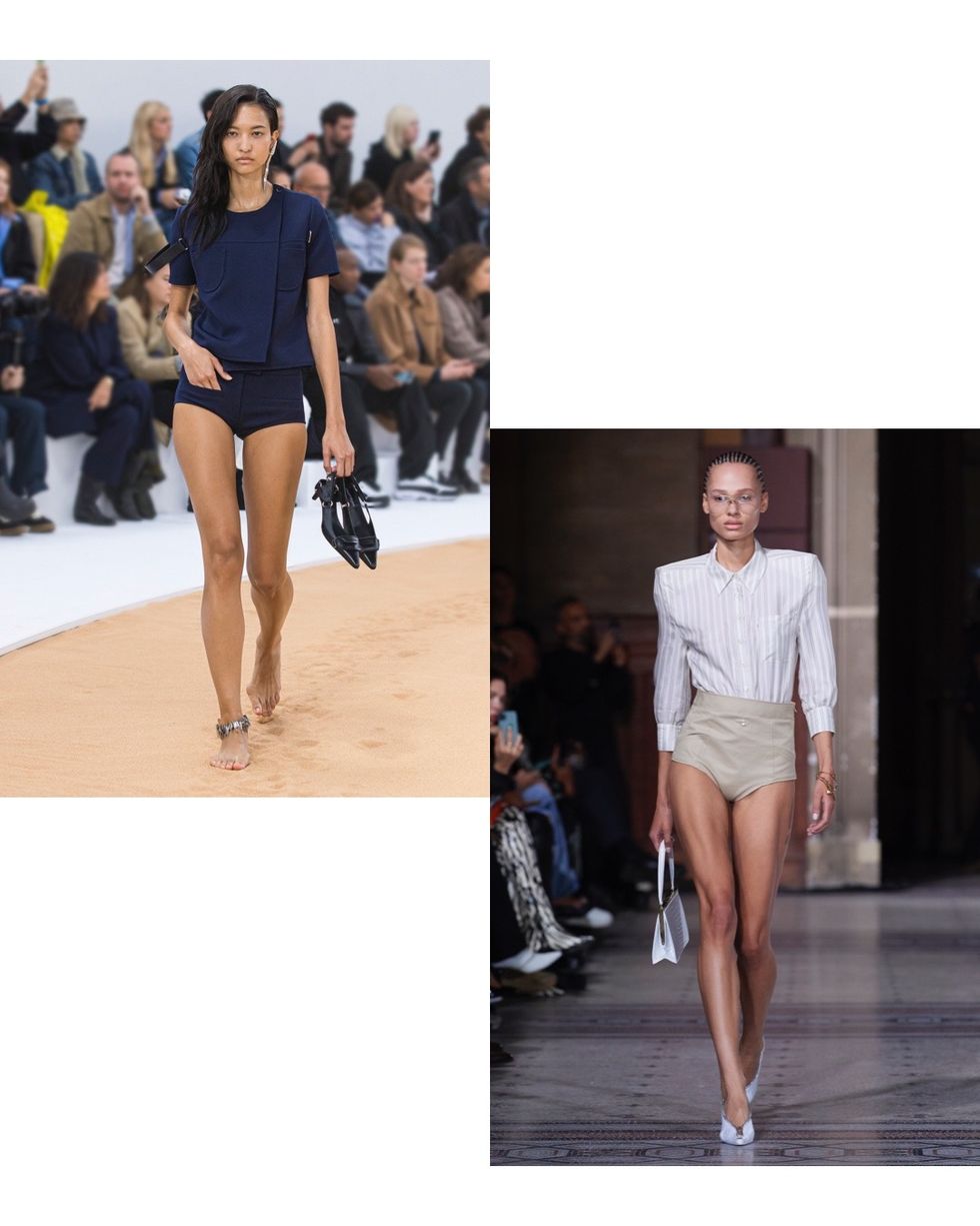 Cómo se llevan los pantalones cortos o shorts en Primavera-Verano 2024,  según las pasarelas