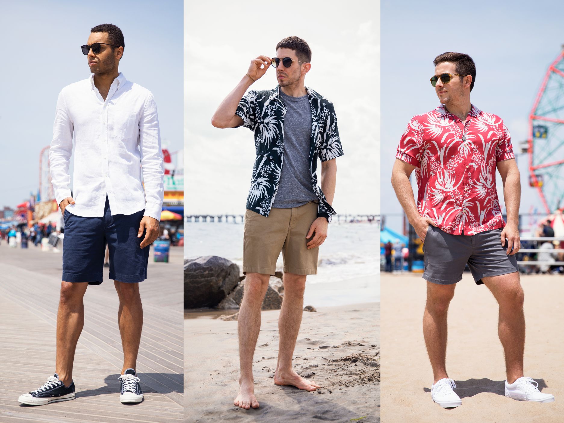 How Your Shorts Should Fit: What the 3 Key Inseams Look Like on 3