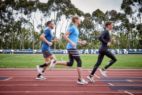 Sports, Running, Athlete, Athletics, Track and field athletics, Sprint, Outdoor recreation, Recreation, Green, Individual sports, 