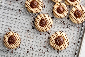 twix thumbprint cookies