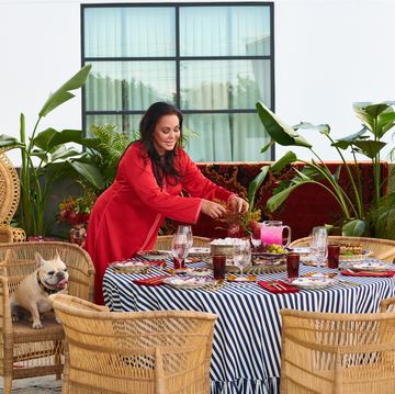 Red, Wicker, Table, Tablecloth, Room, Basket, Brunch, Furniture, House, Textile, 