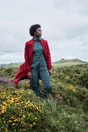 john lewis red coat