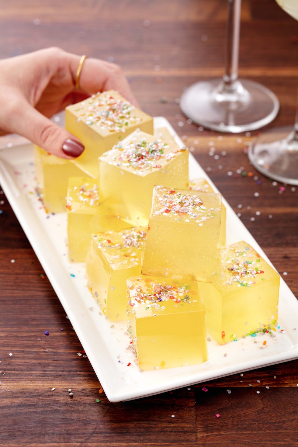 champagne jello shots  delishcom