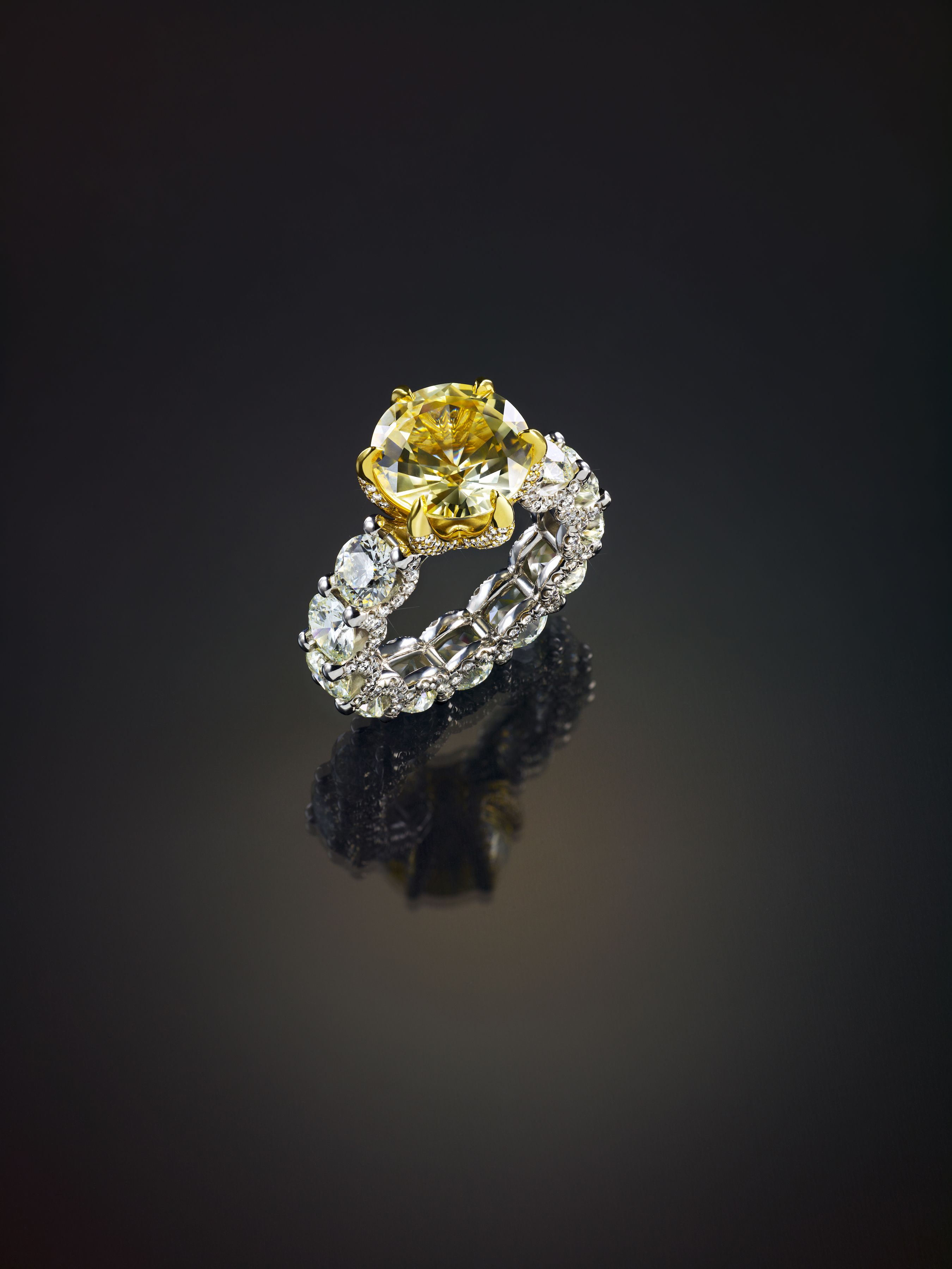 Diamond Engagement Ring 1-1/4 ct tw Princess/Round 14K White Gold | Jared