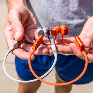 RWD holding shokz openrun and shokz openrun pro 2 headphones