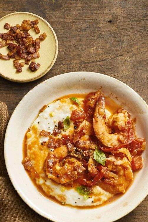 Instant Pot Shrimp and Fresh Corn Grits — Best Seafood Recipes