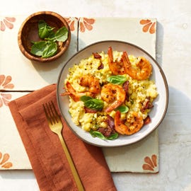 five ingredient shrimp dinner