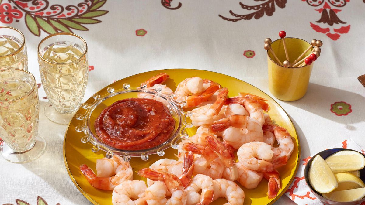 Perfect Poached Shrimp Cocktail - No Spoon Necessary