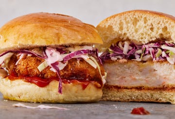 shrimp katsu burger