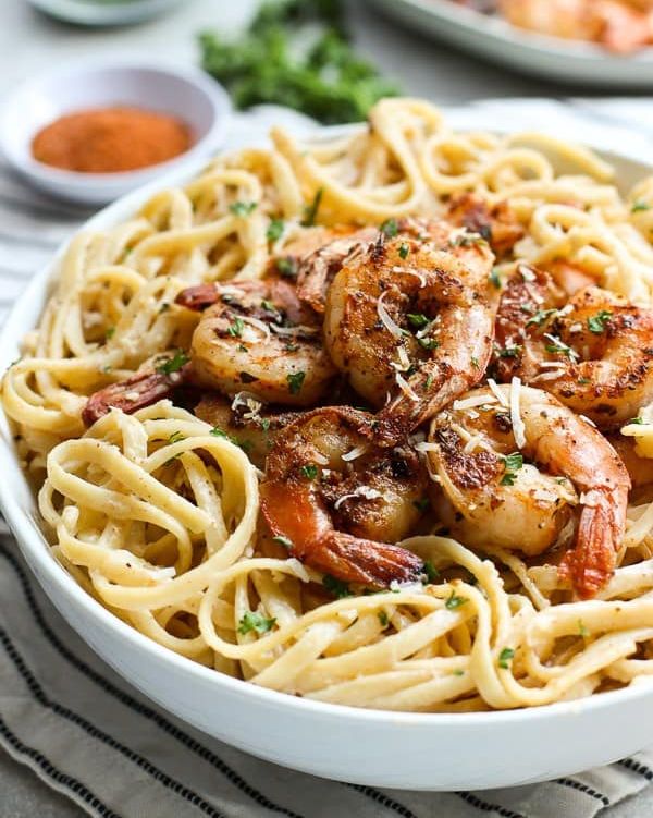 shrimp pasta recipes cajun inspired blackened shrimp pasta