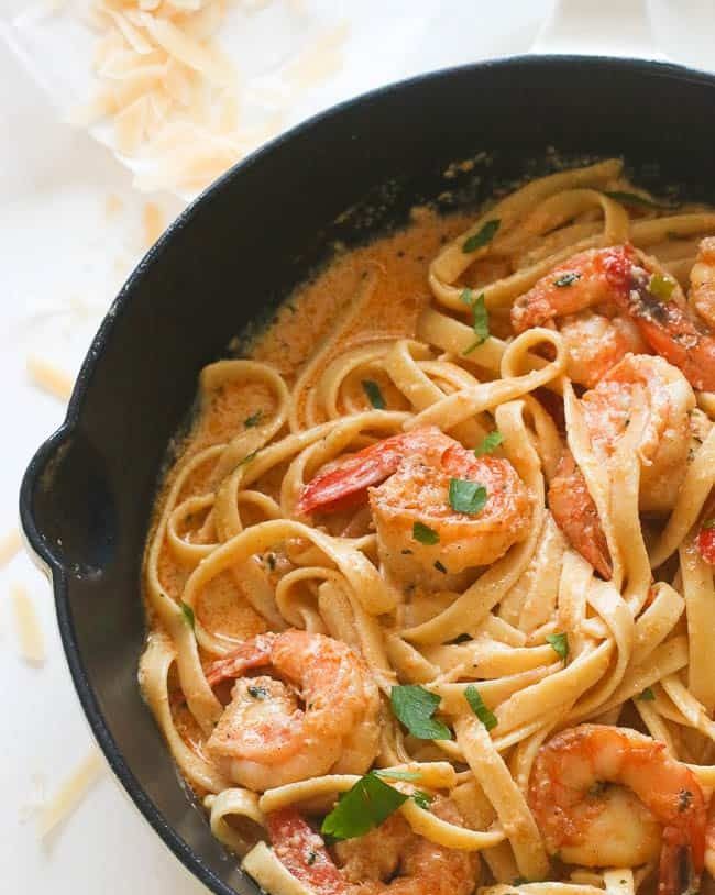 shrimp pasta recipes creamy shrimp pasta