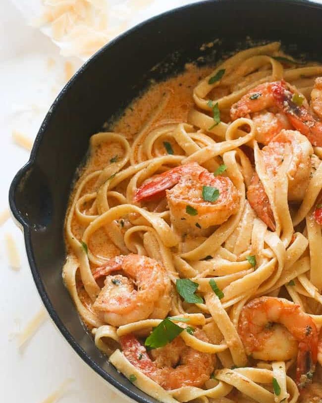 shrimp pasta recipes creamy shrimp pasta