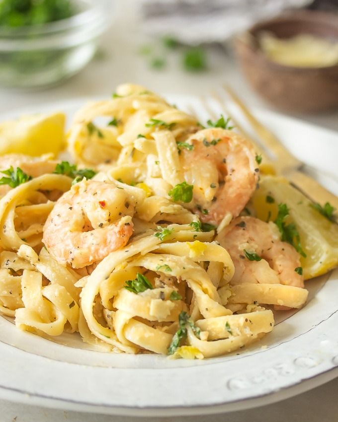 shrimp pasta recipes lemon garlic parmesan shrimp