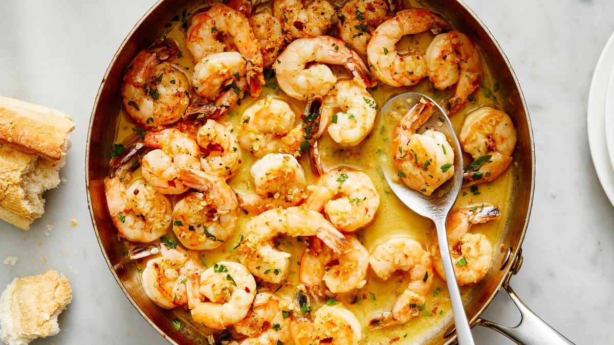 what goes with shrimp scampi pasta