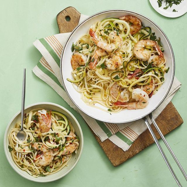 kid friendly dinner ideas shrimp scampi with zoodles recipe