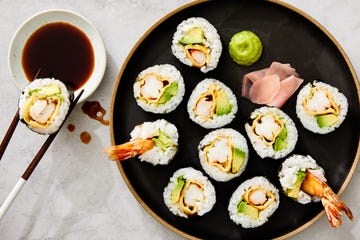 shrimp tempura roll sushi