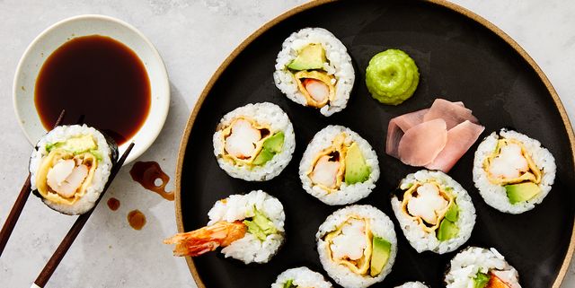 Homemade Recipe for Sushi: Double Shrimp Roll (Inside Out, 8 pieces) - An  Irresistible Delight