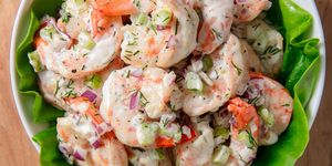 dish, food, cuisine, ingredient, salad, shrimp, seafood, produce, recipe, salpicon,