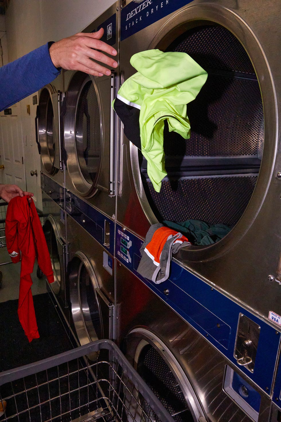 shrink test shirts in dryer