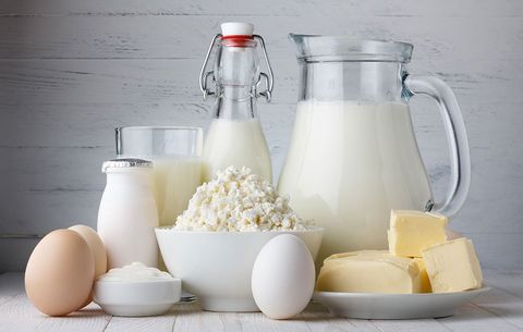 Bloat-producing dairy products