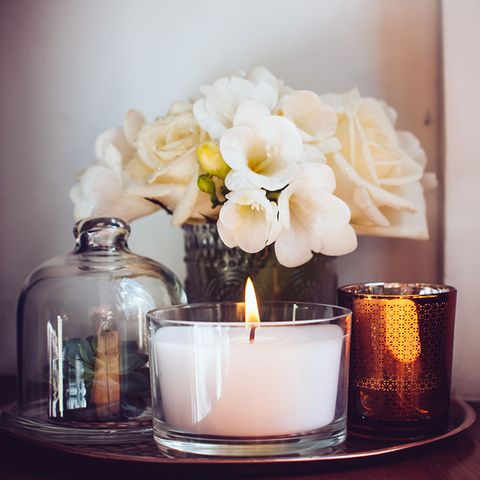 Light scented candles