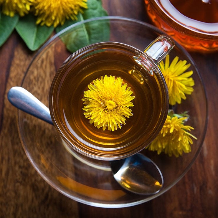 dandelion tea