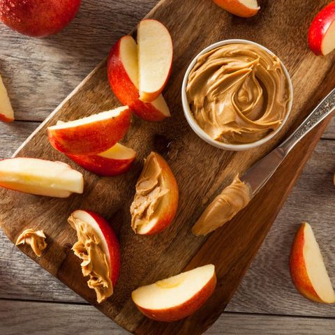 Nut butter and apples