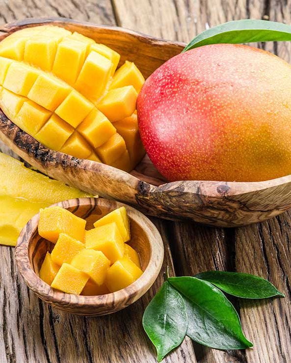 Food, Mango, Fruit, Fruit salad, Dish, Cantaloupe, Ingredient, Plant, Cuisine, Produce, 