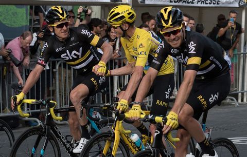 team sky winning 2016 Tour de France