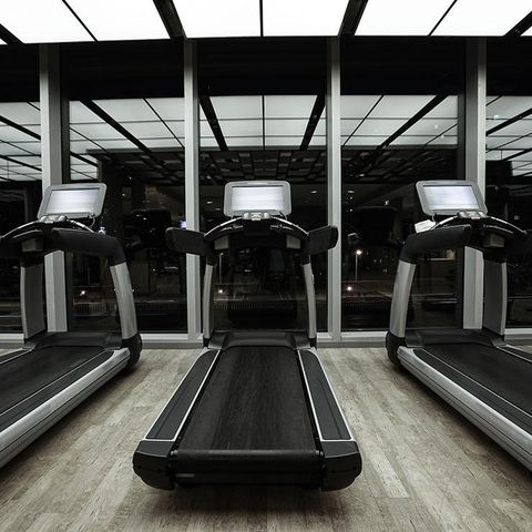 Dirty exercise machines at the gym