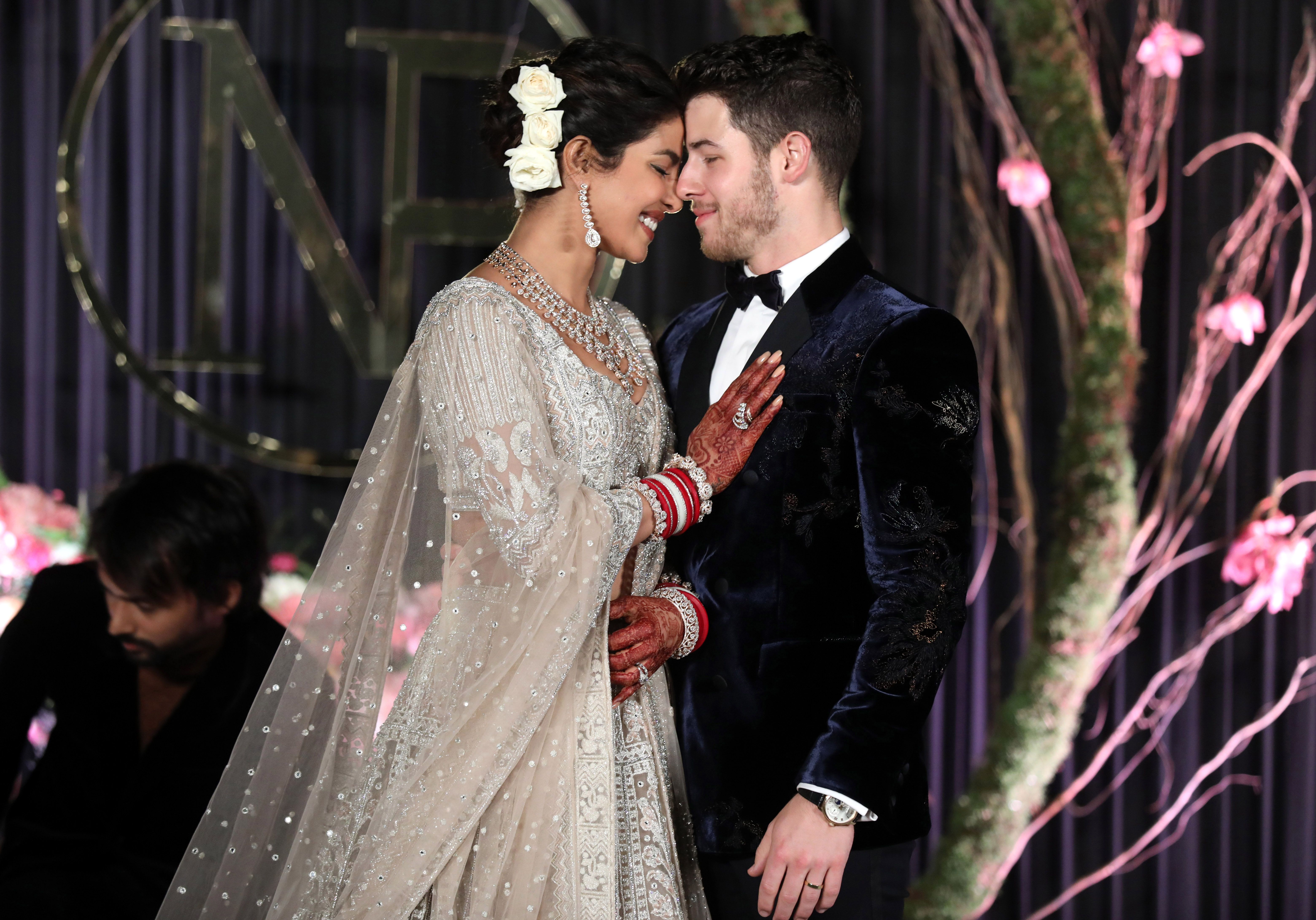 The Pictures From Priyanka Chopra And Nick Jonas' Wedding Reception Have  Been Released And That's The Look Of Love