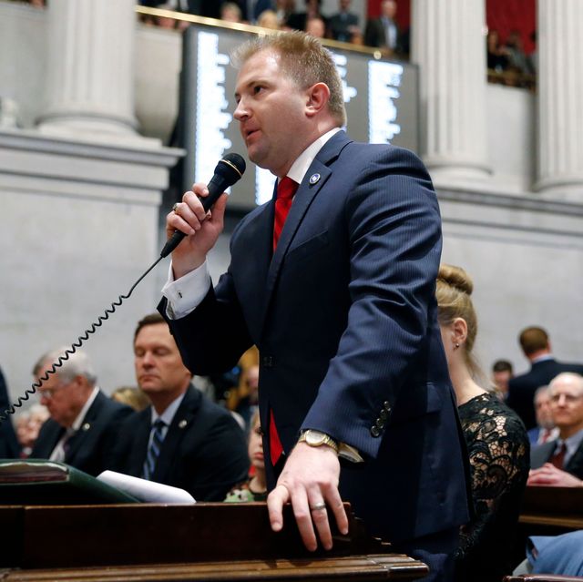 mandatory credit photo by mark humphreyapshutterstock 10051804k
rep william lamberth, r cottontown, nominates rep glen casada, r franklin, for house speaker on the opening day of the 111th general assembly, in nashville, tenn
tennessee legislature, nashville, usa   08 jan 2019