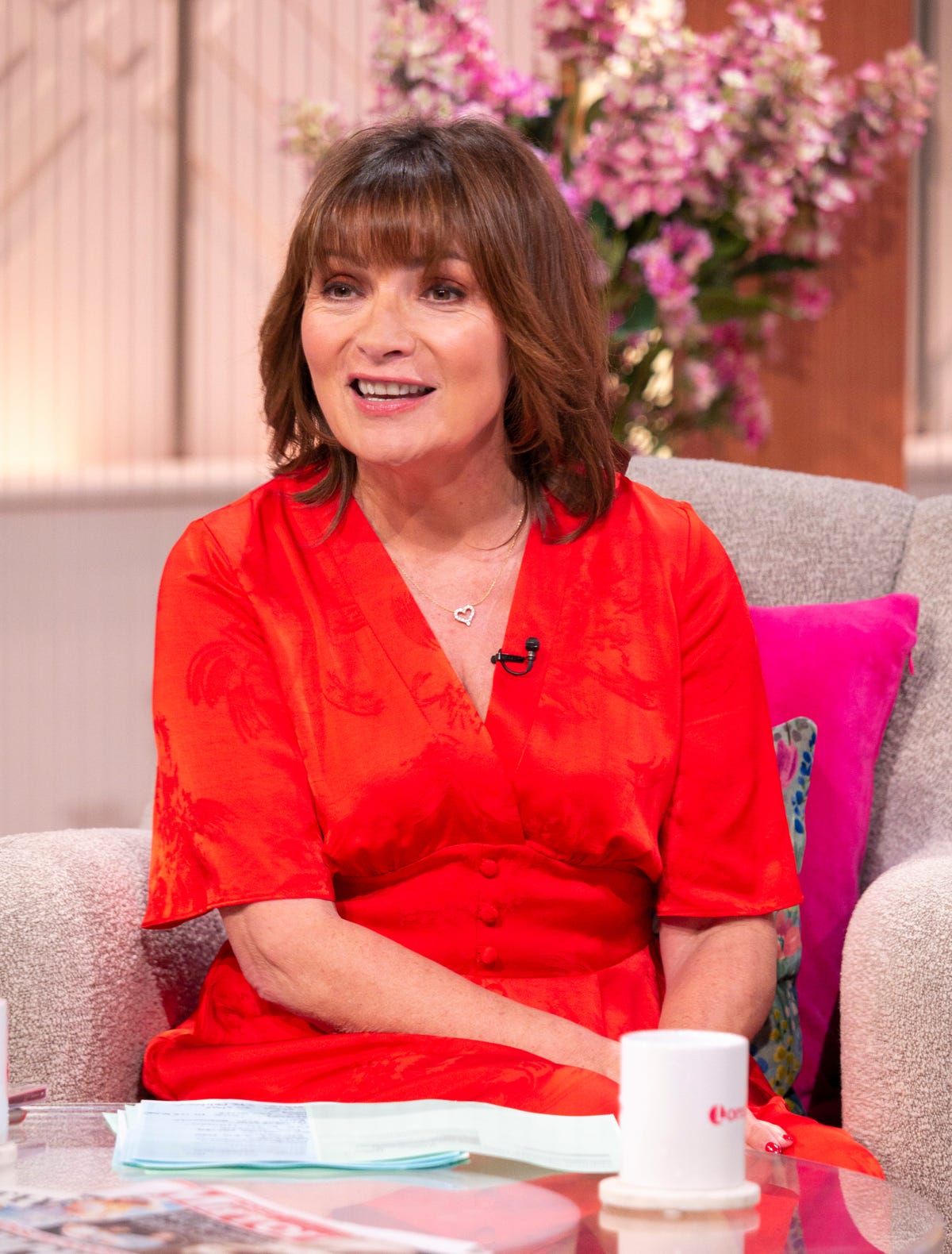 Lorraine's stunning red dress is the perfect occasion buy