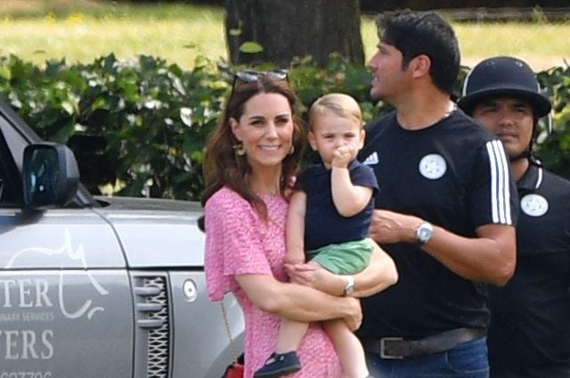 Kate Middleton Wears Pink L.K.Bennett Dress to Polo Match