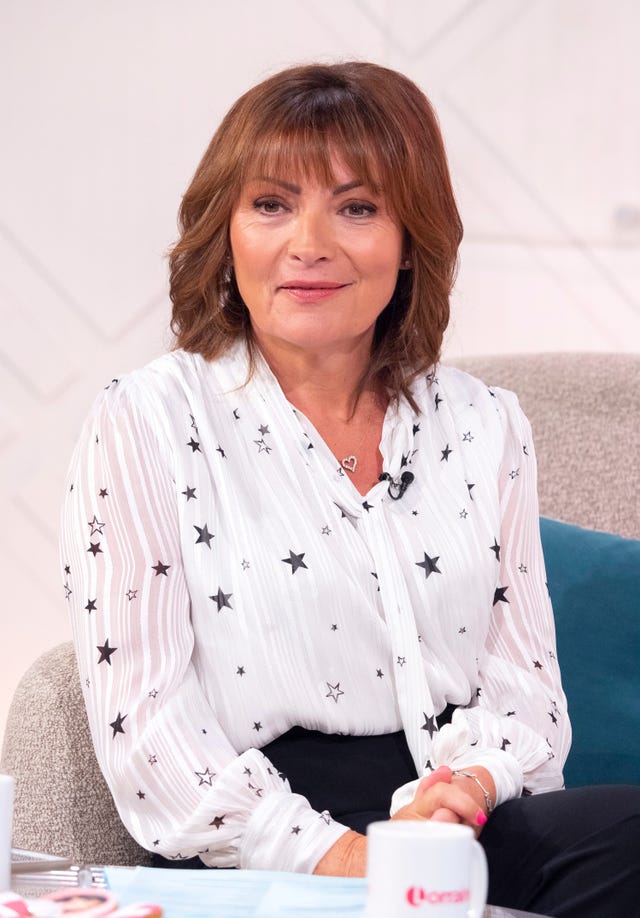 Lorraine Kelly on ITV today.