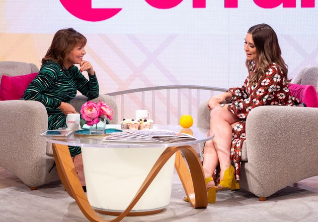 Lorraine’s shows her stripes in Very midi dress