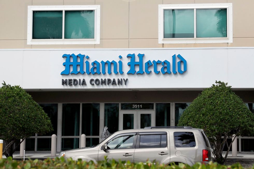 mandatory credit photo by wilfredo leeapshutterstock 10556048a
the miami herald newspaper office building is shown, in doral, fla mcclatchy, the publisher of the miami herald, the kansas city star and dozens of other newspapers nationwide, is filing for bankruptcy protection the company has struggled to pay off debt while revenue shrinks because more readers and advertisers are going online
mcclatchy bankruptcy, doral, usa   13 feb 2020